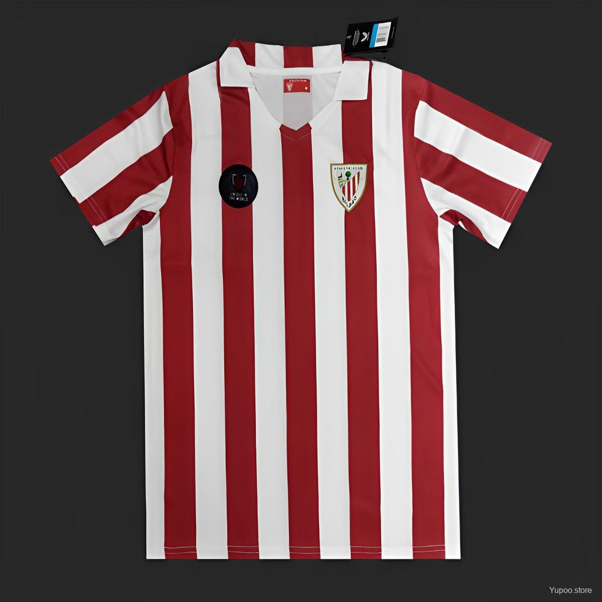 Camiseta de fútbol Athletic Club 1984 LOCAL MANGA CORTA VERSION FAN